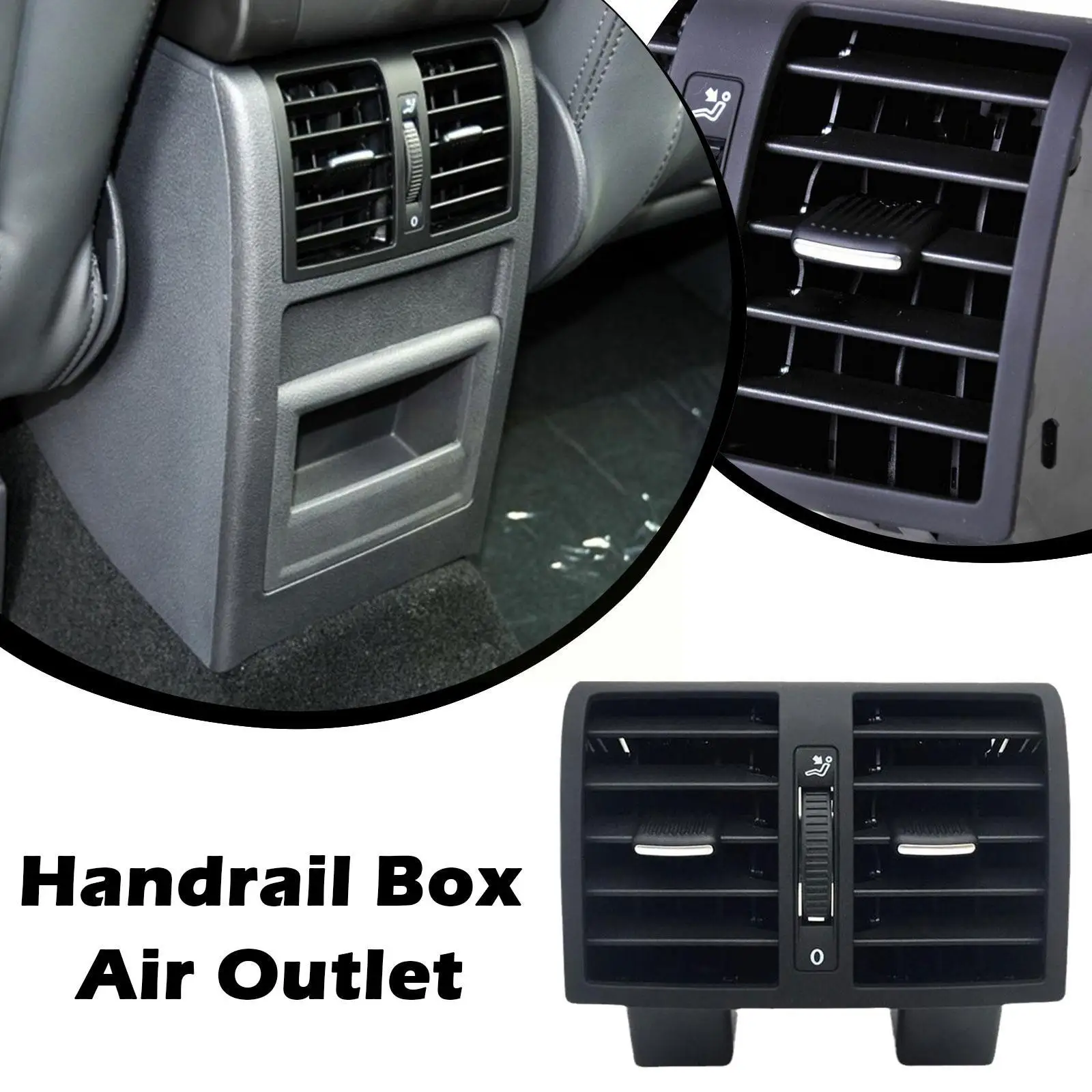 Car Air Conditioning Rear Air Vent Replacement Parts Rear Air Conditioning Outlet Vent For VW Touran 2003-2015 Caddy 2004-2 C8X1