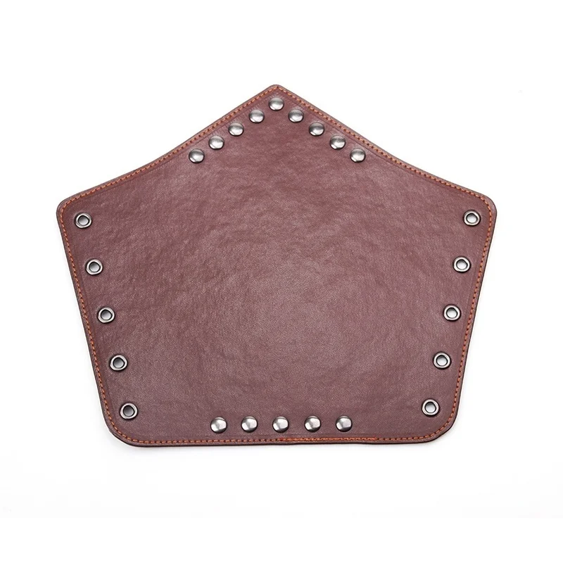 Cosplay PC Props 1 Faux Leather Wide Bracer Lace Up Arm Armor Cuff String Steampunk Vintage Medieval Gauntlet Wristband Bracelet smile