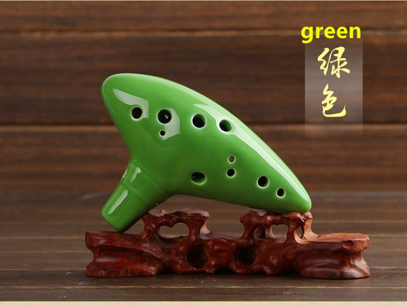 Holes 12 Alto Ocarina C Key Flute Ocarina 12 Holes ALTO AC Ocarina Folk Music Instrument fluta ocarina smile