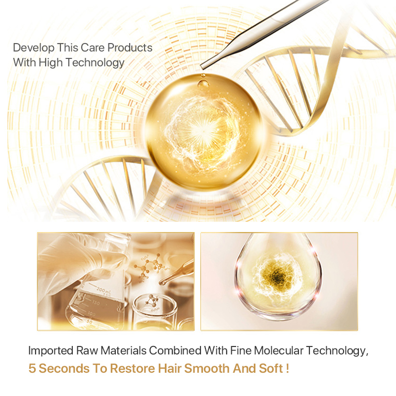 PURC Magical Hair Mask 5 Seconds Repair Damage Frizz Keratin Treatment Cream Argan Oil Soft Shiny Smoothing For Hair Care 5PCS