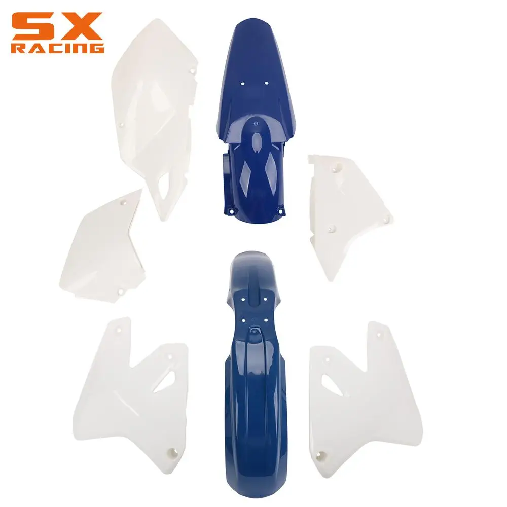 Motorcycle Fairings Plastics Front Rear Fender Body Mudguard Kit Side Cover Set For SUZUKI DRZ400 DRZ 400