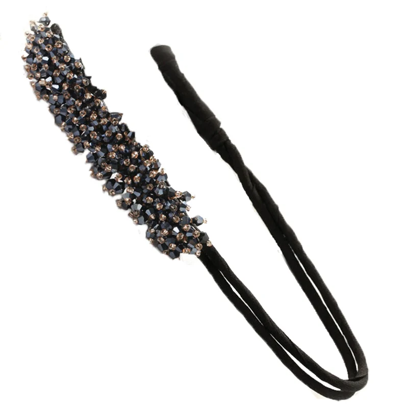 Rhinestone Women Elegant Crystal Bun Maker Maruko Hairstyle Making Long Tool Sweet ddmysmile Hair Braide Rope Hairbands Korean Accessories Smile