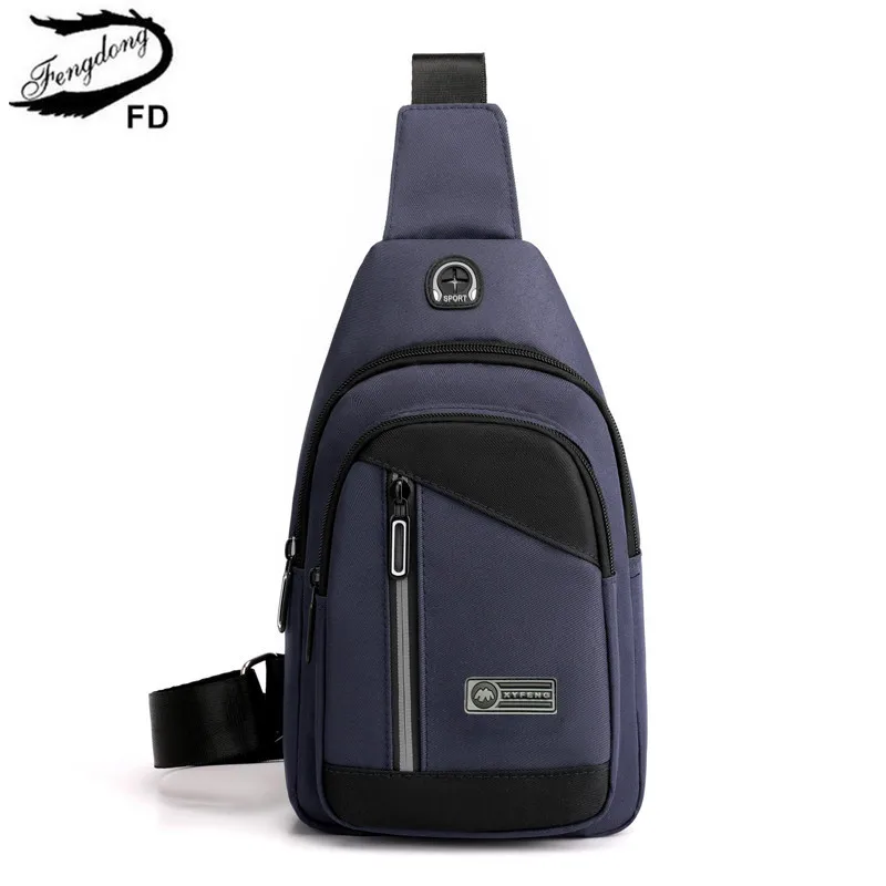Small Crossbody Men Fengdong Bags Male Mini Chest Bag Travel Bagpack ddmysmile Boy Sling Shoulder Sport Bag Mobile Phone Bag Gifts For Men Smile