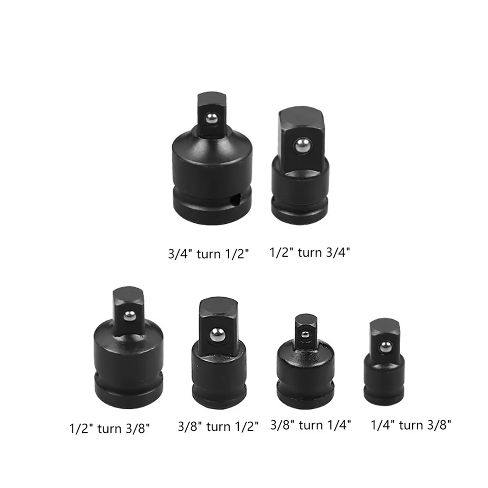 1pc Air Impact Wrench Converter Socket Joints Ratchet Drive Chrome Molybdenum Steel Adapter 1/4 3/8 1/2 3/4