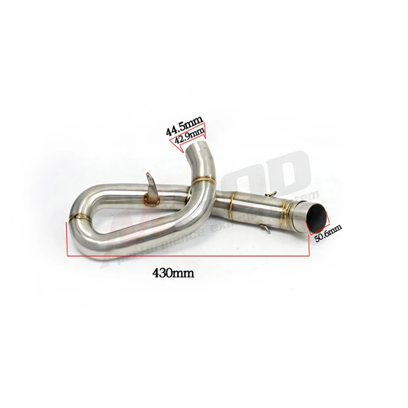 For Honda Hornet CB600F CBR600F CBR CB 600 2007 2008 2009 2010 2012 2013 Escape Pipe Motorcycle Exhaust Slip-On Middle Link Pipe