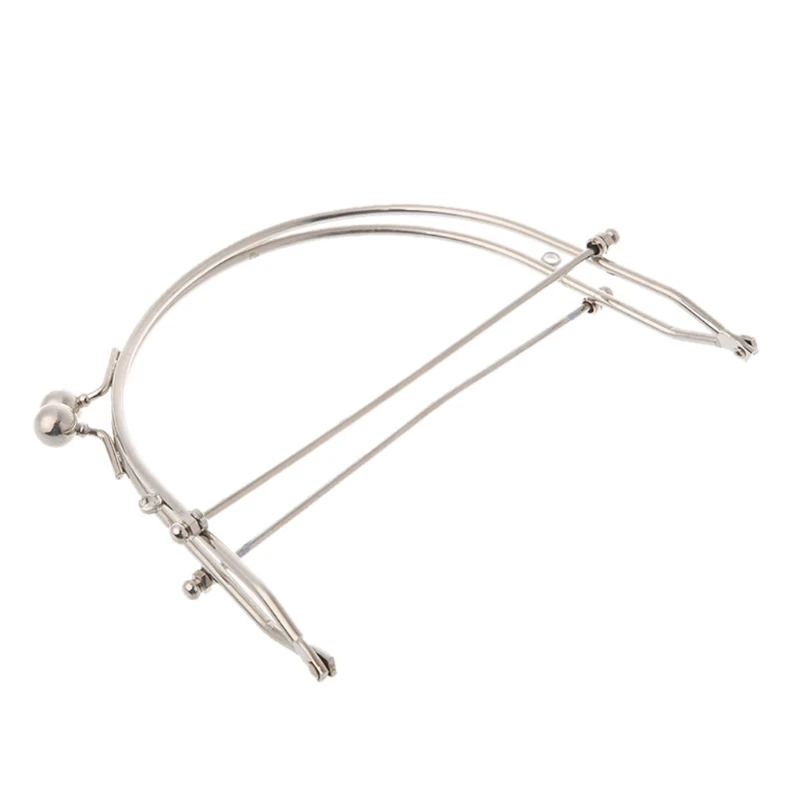 Half Round 1Pc Metal Frame Kiss Clasps Lock Purse Bag Handbag Handle Clutch smile