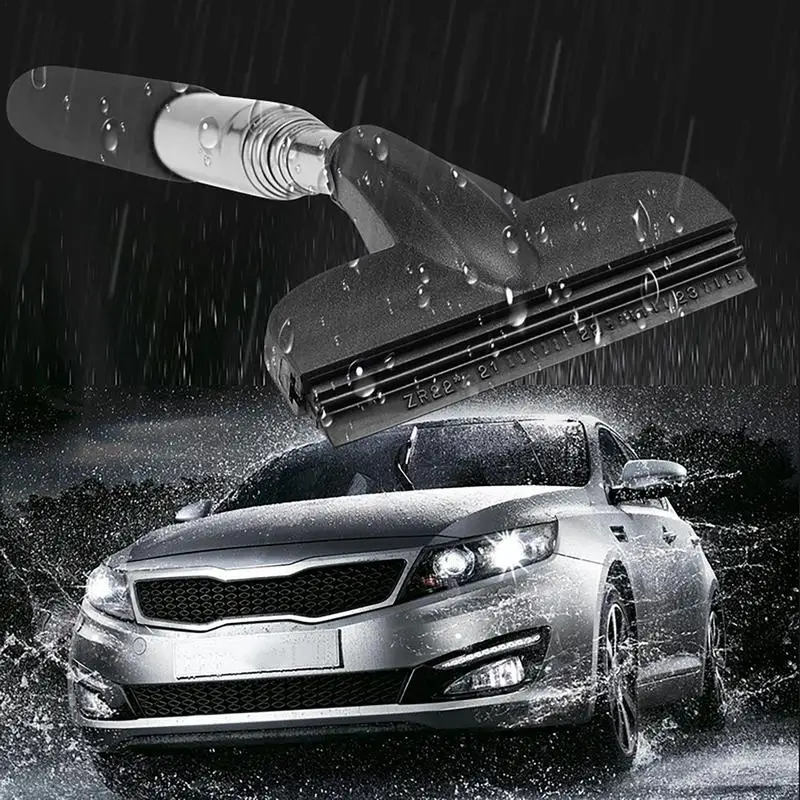 Mirror Car Wiper Rearview Retractable Portable Rainy Cleaning Universal Extendable Retractable Auto Snow Brush Ice Scraper smile
