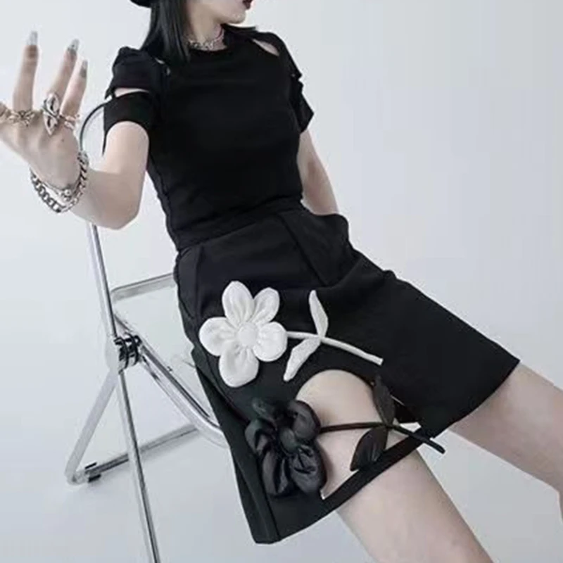 Fabric Brooch Cloth Exaggerated Pins Handmade Lady Big Flower Brooches ddmysmile Corsage Clothes Jewelry Gift For Women Smile