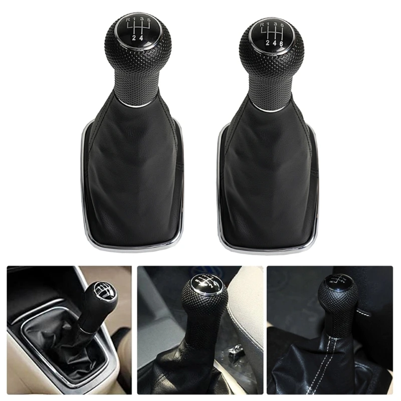 Speed Car 5/6 G99F Gear Shift Knob Lever Shifter Stick Handball For VW Golf 4 4 Car Modified smile