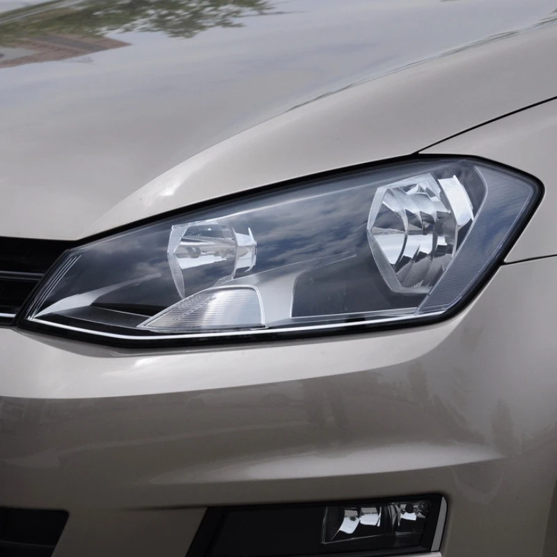 For Volkswagen VW Golf 7 MK7 GTI 2014 2015 2016 2017 Headlamp Cover Transparent Lampshade Headlight Shell Lens Plexiglass