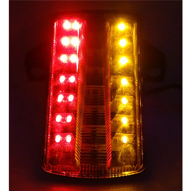 waase For Suzuki SV650 SV650A SV650F SV650S SV650SF 2003 2004 2005-2015 Rear Tail Light Brake Turn Signals Integrated LED Light