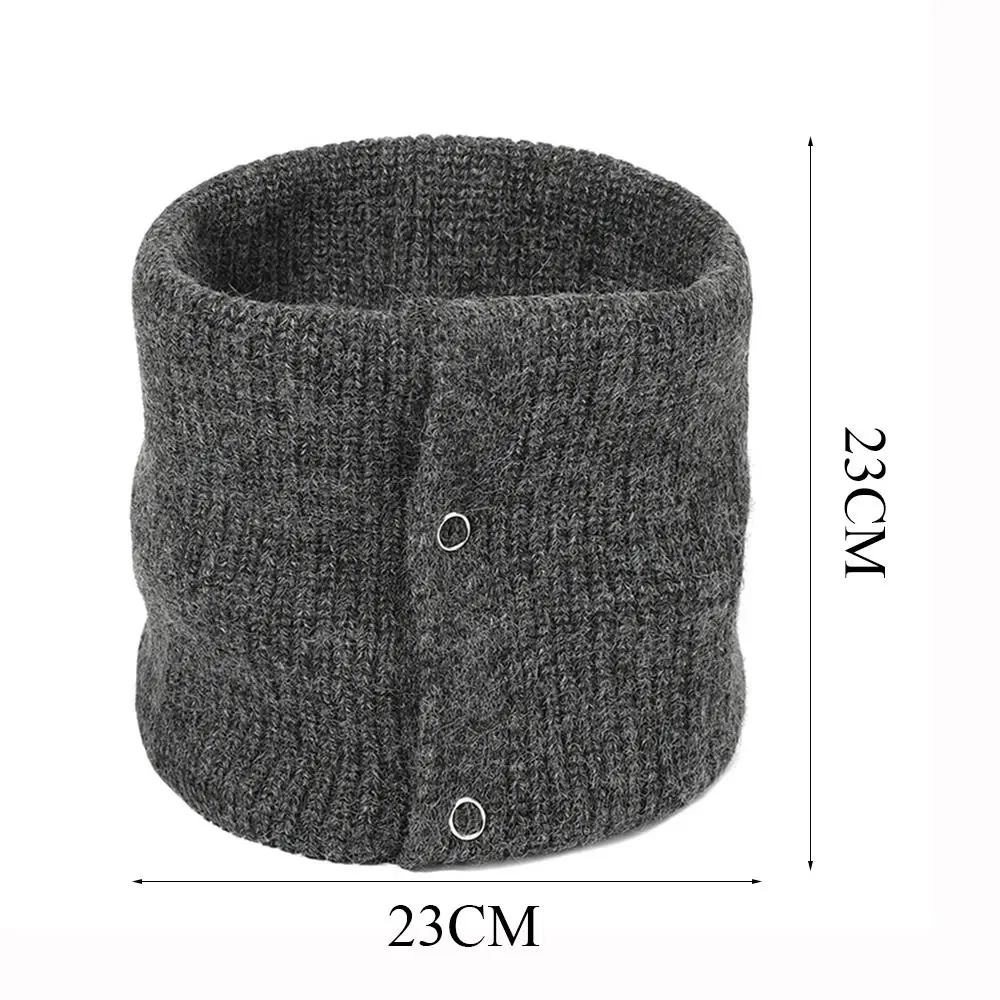 For Men Scarf Winter & Women Warm Knitted Scarf Neck Warmer Circle Ski Climbing Scarf Neck Scarves Cold-proof Snood Collar smile &