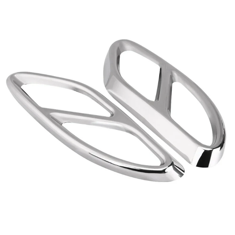 For new Mercedes Benz W204 W205 W212 W213 W176 X253 GLC GLA universal exhaust pipe case Car exhaust tip 2025 muffler pipe cover trim