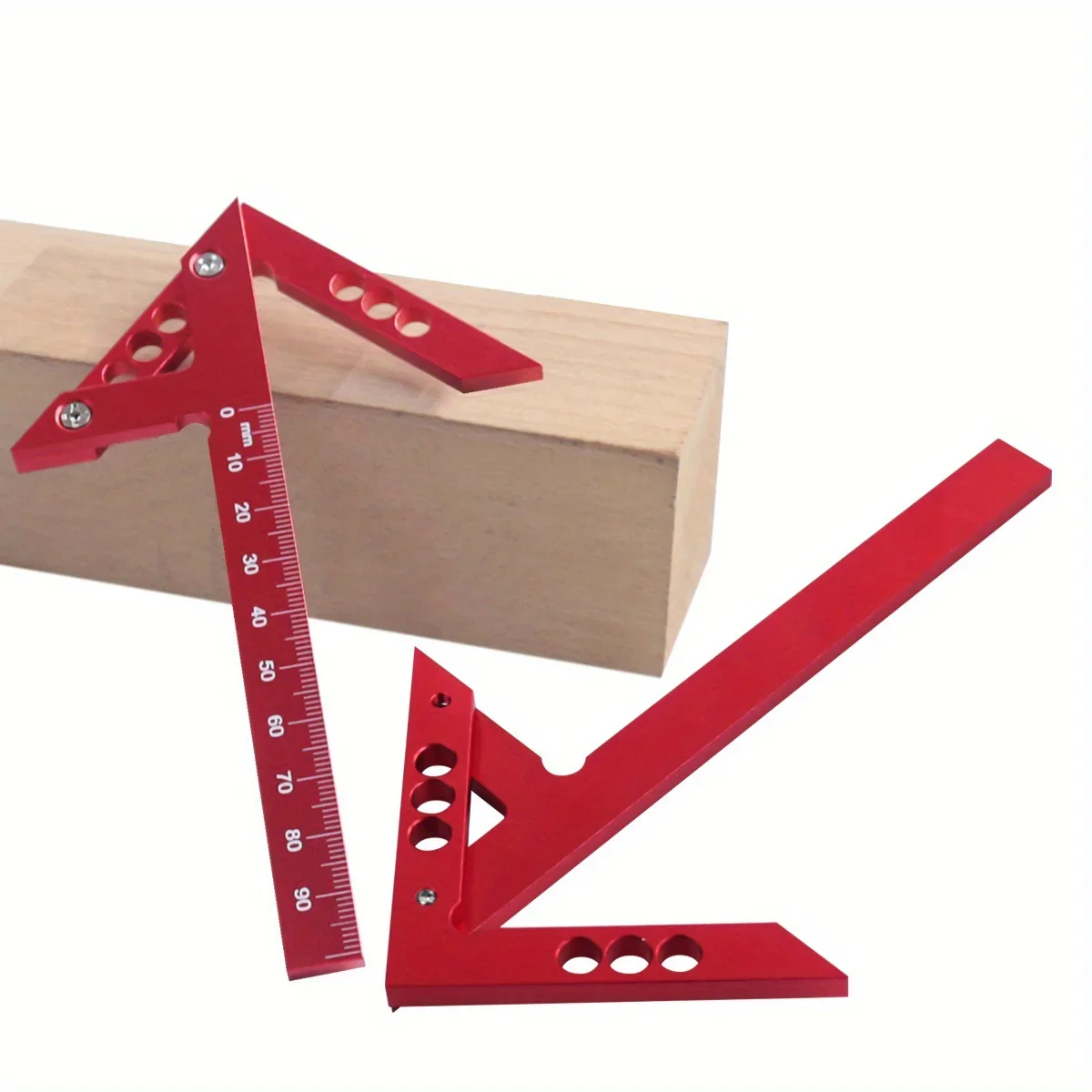 new Center Finder Woodworking Square 45/90 Degree Right Angle Line Gauge Aluminum Center Scribe 2025 Carpenter Ruler Wood Measuring Tool