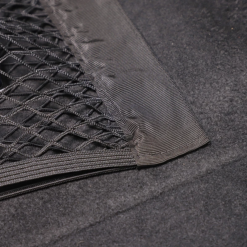 For Jaguar F-TYPE 2013-2022 Polyester Black Car Trunk Storage Mesh Bag Cargo Storage Net Car Accessories