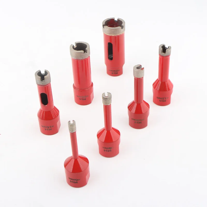 Drill Saw Dia Hole Bit Set M14 Thread Dia Sintering ddmysmile Core Bit Hole Saw Marble Granite Tile Ceramic Concrete Drilling Tool Smile
