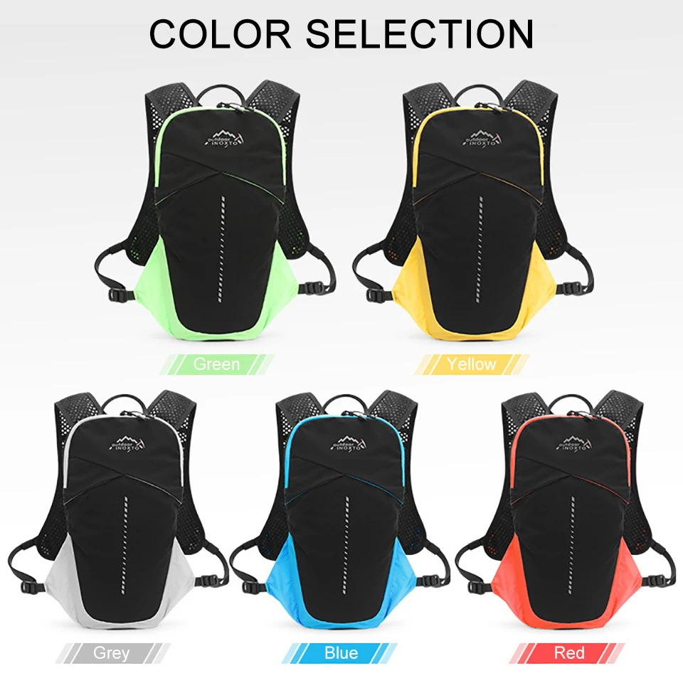 KoKossi Outdoor Cycling Sports Ultra Light Backpack Running Hydrating Vest Mountaineering Tank Top Bicycle Bags 1.5L Water Bag