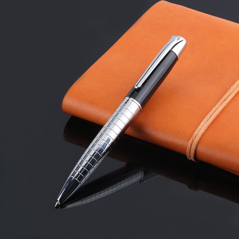 QX2B Luxury Retractable Ballpoint Pen Signature Black Ink Pen 1.0mm Point for Men Women Professional Executive Office Present