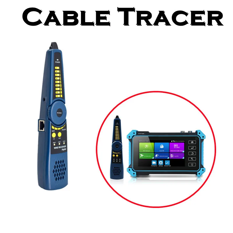 Tahlitech Cable Tracer Tester RJ45 Detector Line LAN Network Telephone Wire Tracker Tracer for IPC 5100 Plus 5200 IPC 9800Plus