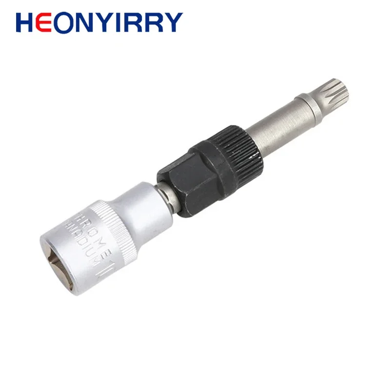 M10 Alternator Pulley Socket Drill 2025 Bit with 33 Teeth Tool Alternator Pulley Center new Bolt Remover Socket Wrench Repair Tool