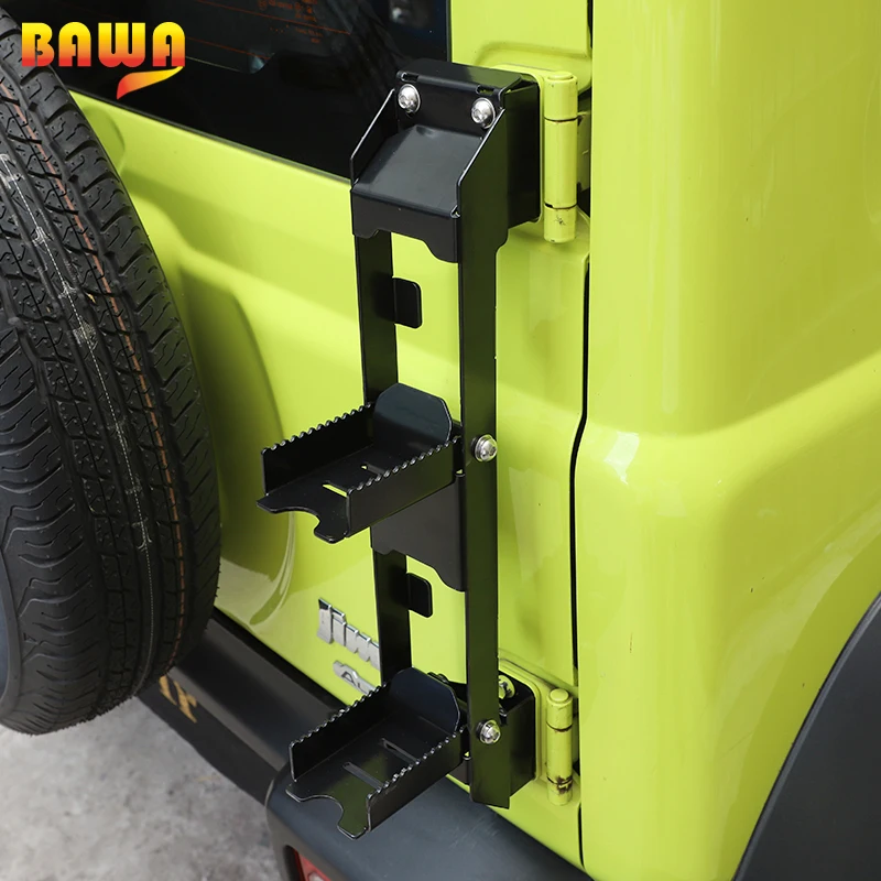 Car Tailgate Hinge Foot new Climb Pedal Accessories For Suzuki Jimny JB74 2019 2021 2022 Car Rear Tailgate Foldable 2025 Pedal Ladder