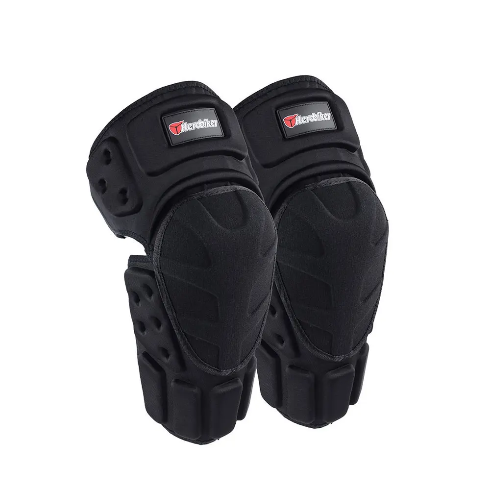 Pads HEROBIKER Motorcycle Knee Motorbike Motocross Knee Protector Guard Winter Keep Warm Moto Knee Protector Protective Gear smile