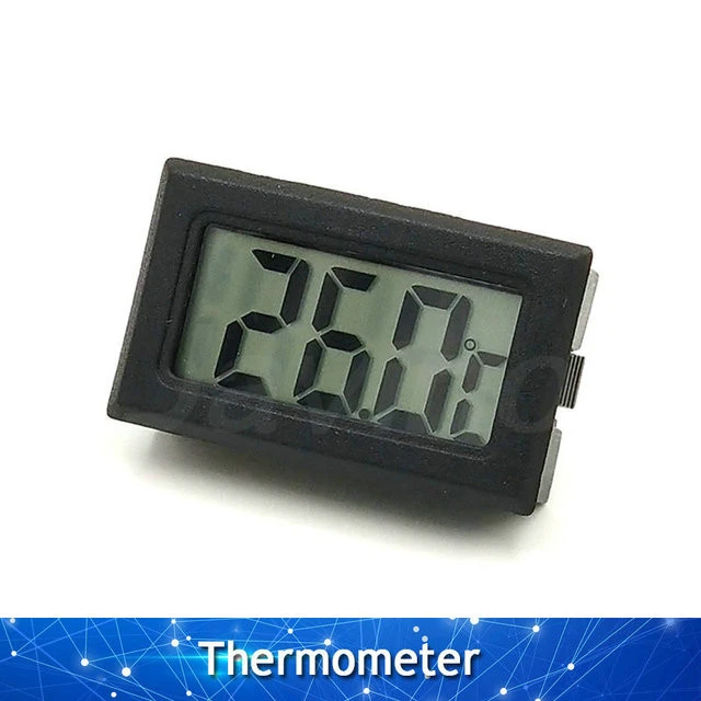 Digital Indoor ddmysmile Mini LCD Convenient Temperature Sensor Meter Thermometer Gauge Smile