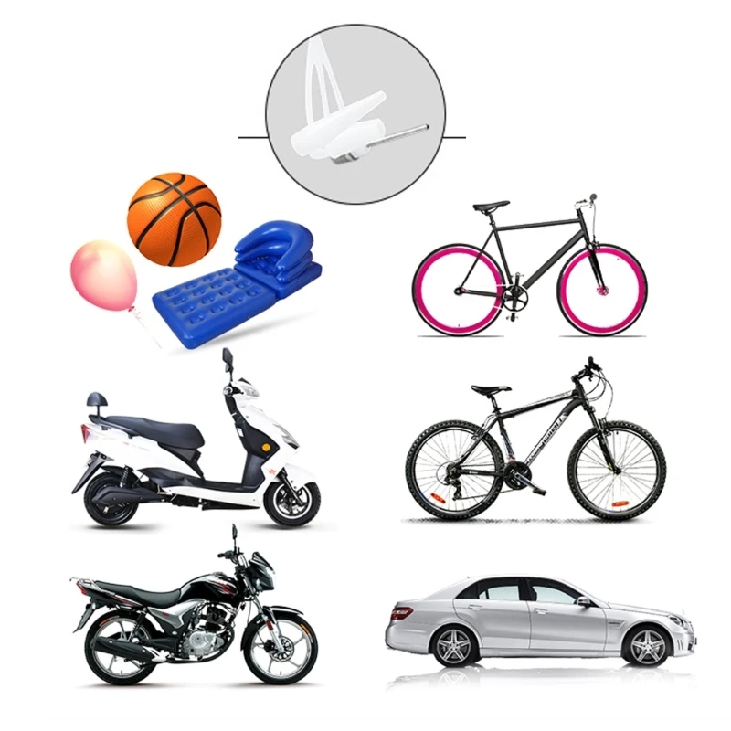 831C Portable Floor Bicycles Tire Pump High Pressure Hand Airs Pump Bike Tire Inflator for Road Bike Tires, Balls, Balloon