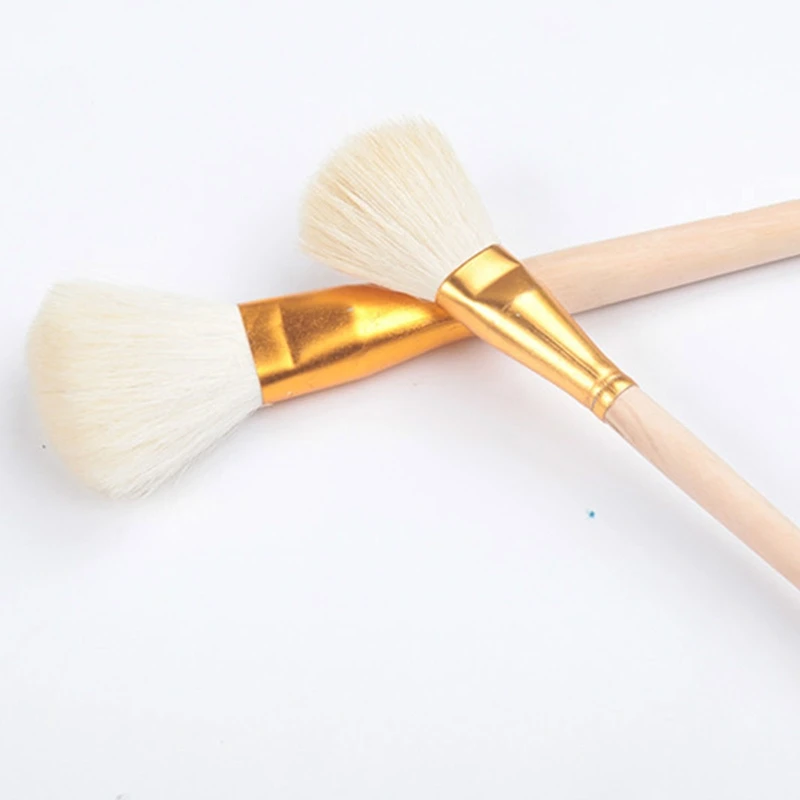 Pottery Art Wool Brush for Ceramic Glaze/Painting Coloring Watercolor Paint Acrylic Craft DIY Painting Pen Art Supplies