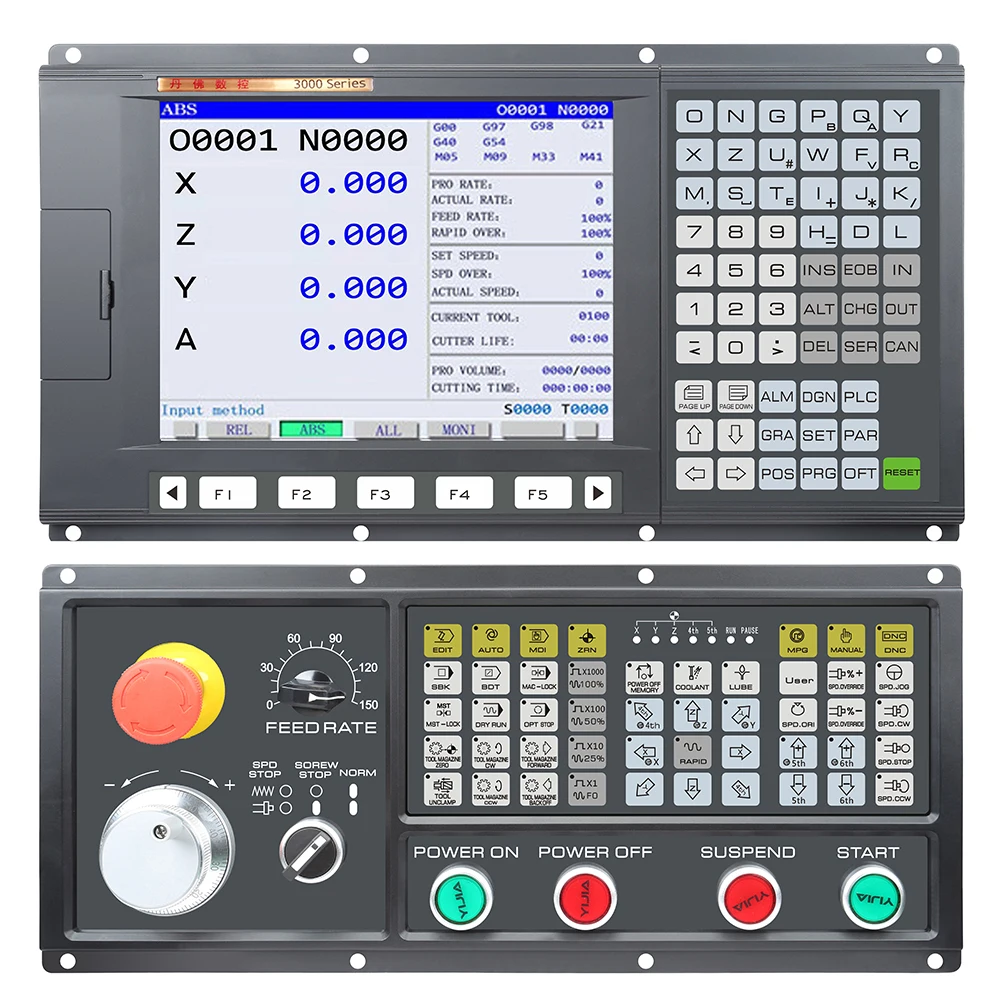 Selling Controller Hot CNC 4 Axis PLC Lathe Control System Kit Similar To GSK Control Panel smile