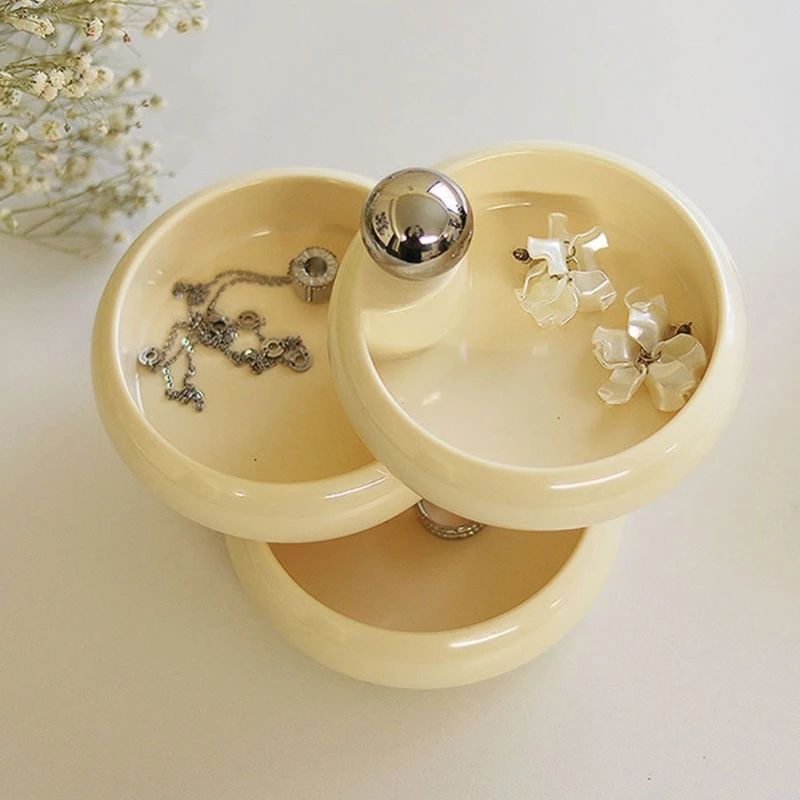 Layer Travel Jewelry 3 Box Display Tray Portable Storage Case ddmysmile Accessory Holder For Earring Lipsticks Necklace Smile