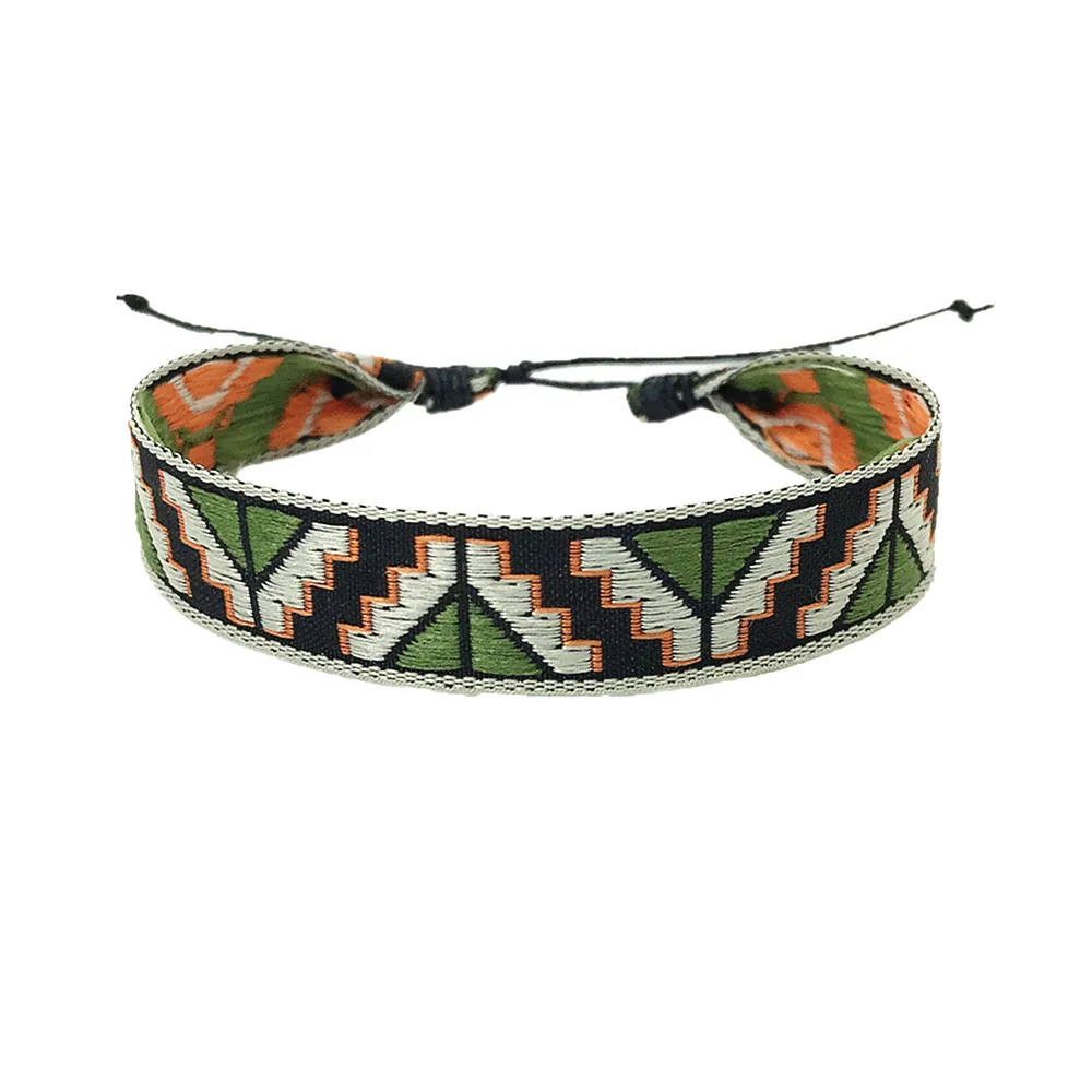 Trendy Colorful Boho Handmade Bohemia Weaved Man Bracelet ddmysmile For Women Ethnic Braided Bracelets &Bangles Jewelry Wholesale Dropship Smile &Bang