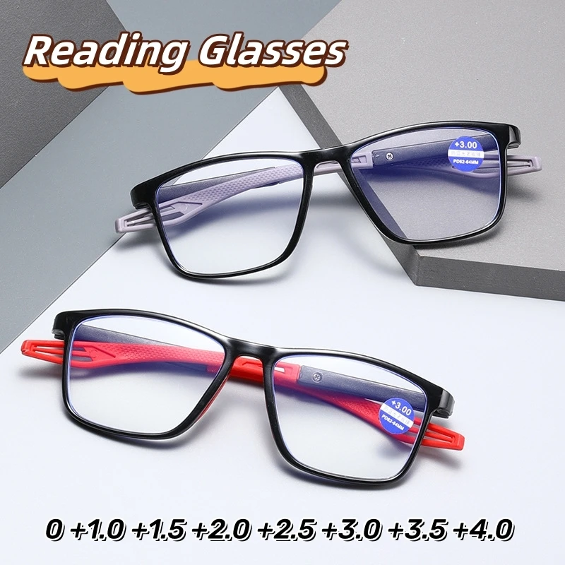 c d Glasses Vintage Women Reading Square Sports Far sighted Eyewear Unisex Plus Diopter Optical Spetacles Eyeglasses To