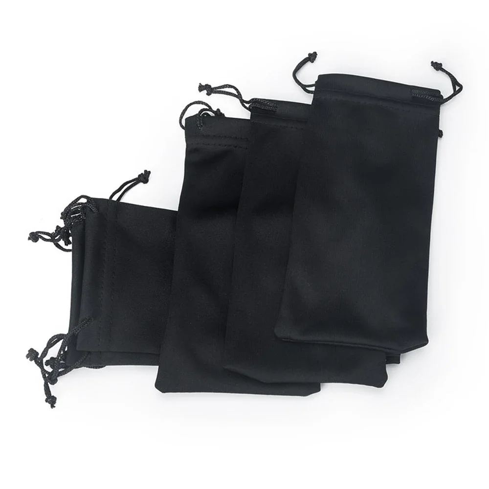 10 Pcs Soft Waterproof Sunglasses Bag Drawstring Microfiber Dust Proof Pouch Pocket Glasses Carry Bag Portable Eyewear Container