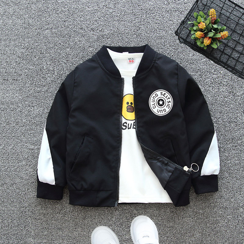 Designer 2025 new children's clothing for spring, super cool baseball jersey, spring and autumn casual cardigan jacket, free shipping