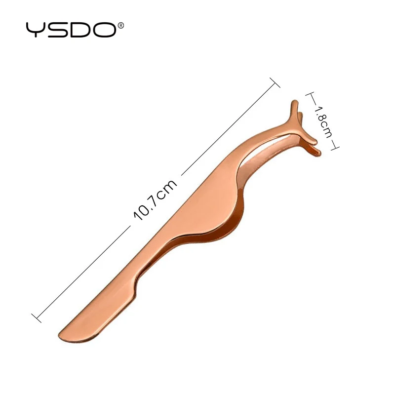 1 Eyelashes YSDO PCS Tweezers False Eyelashes Professional Applicator Tweezers Mink Lashes Beauty Makeup Tools Lashes Tweezers smile