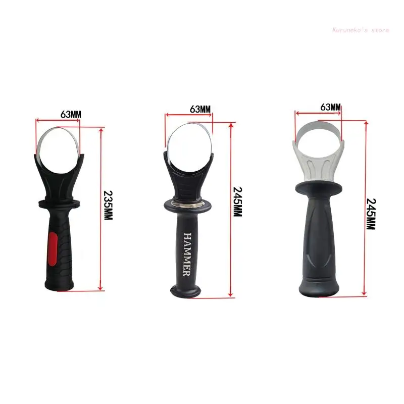 Electric Hammer Handle Impact Drill Handle Adjustable Front Auxiliary Handle HX6D