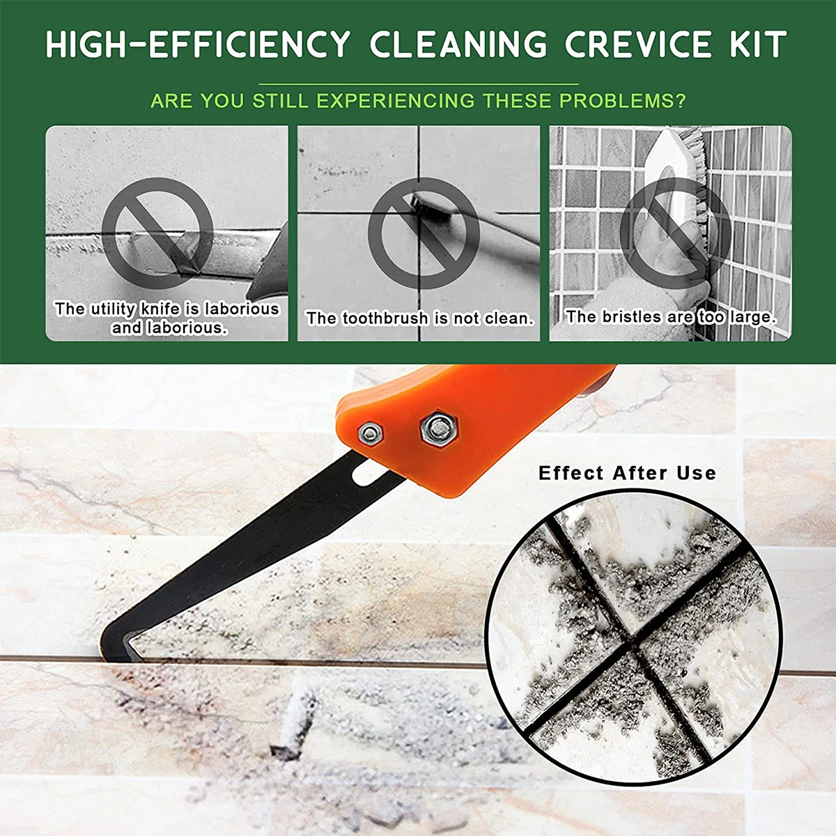 12Pcs Grout Removal Tools Set Saw Blade Grout Hand Saw Tile Joint Cleaning Brush Caulking Edge for 2025 Floor Kitchen new Room Hand Tool
