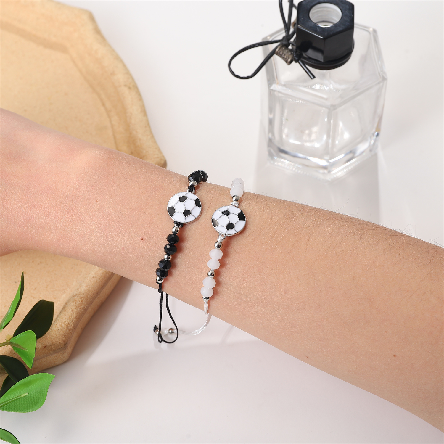 12pcs/set 2025 Cool Football Pendent Bracelets For Teens Boys Girls Kids Handmade Woven new Chain Birthday Gift Friends Bangles Pulseras