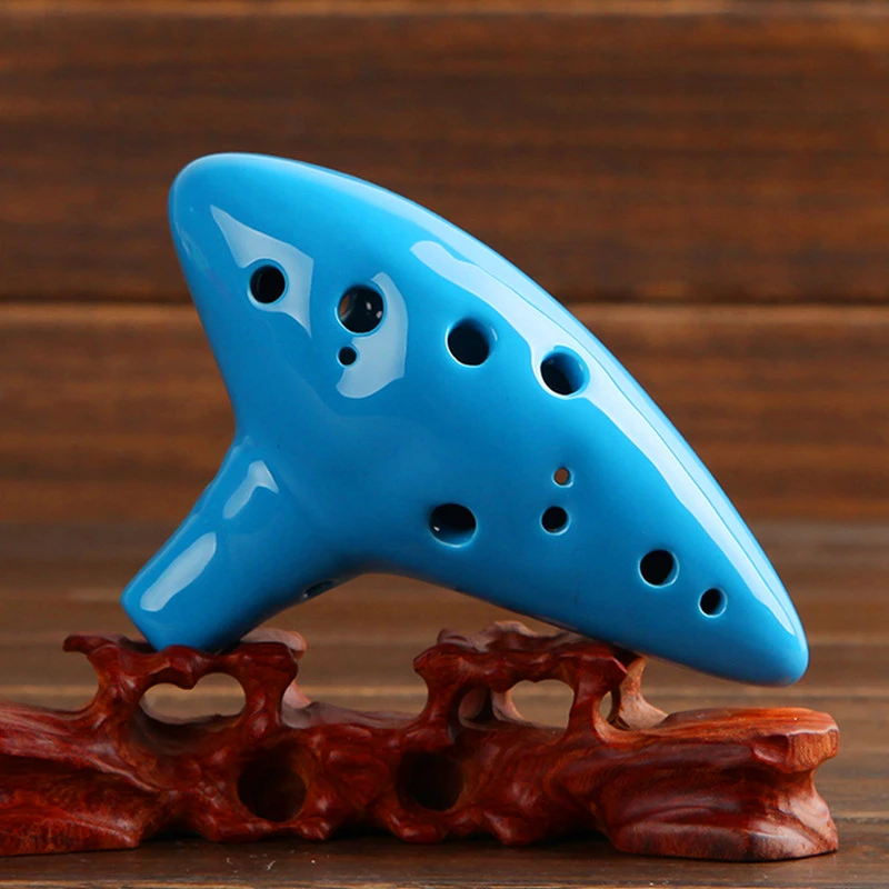 Holes 12 Alto Ocarina C Key Flute Ocarina 12 Holes ALTO AC Ocarina Folk Music Instrument fluta ocarina smile