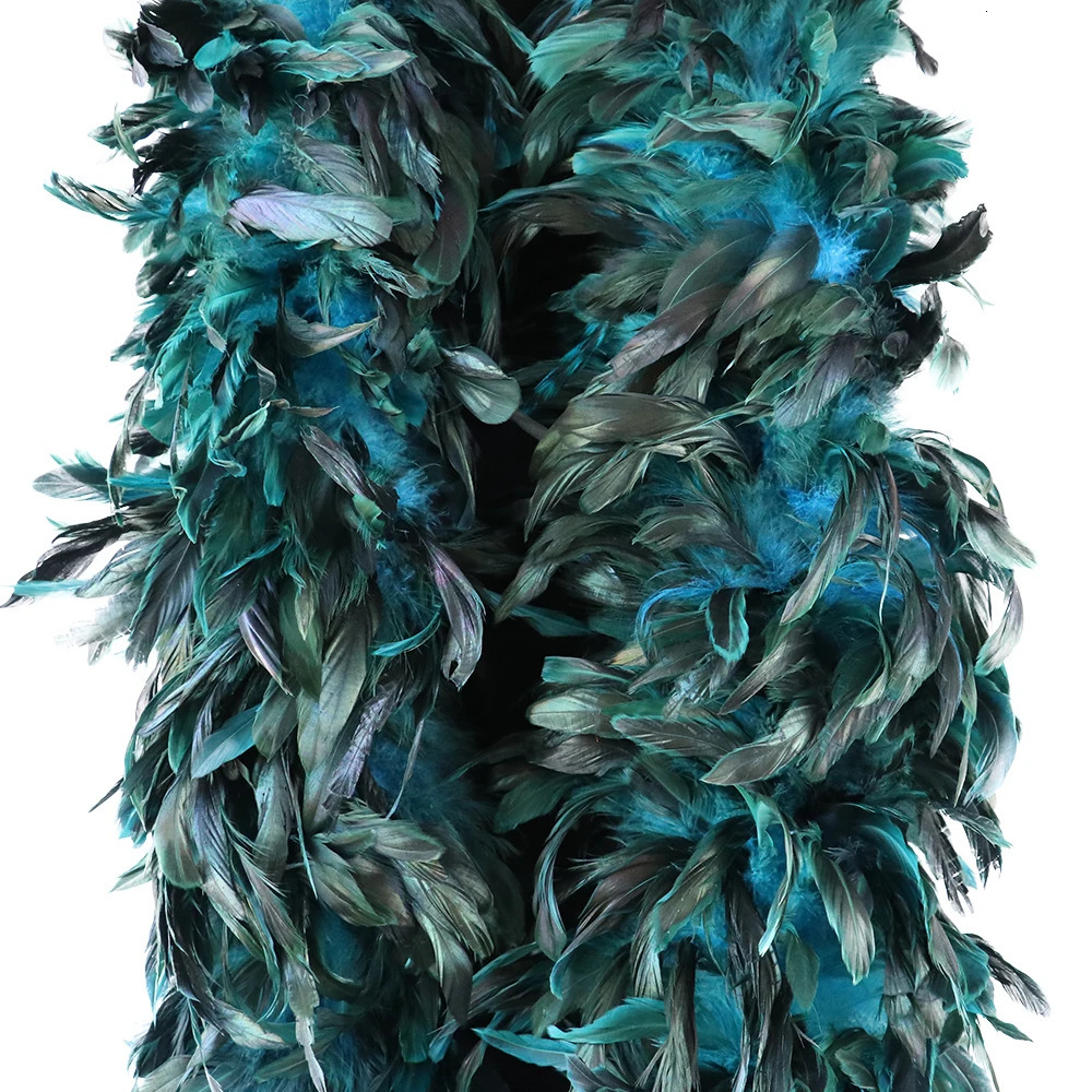 Chicken Boa Feathers Red Dress Decorative Accessories Thick Clothing Carnival Clothing Creative Casual Feathers 241108
