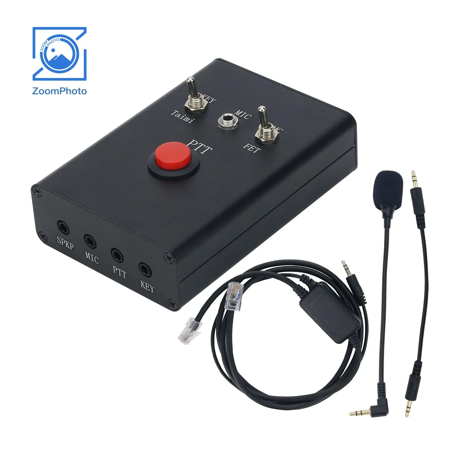 Multifunctional Microphone Dih-1 Radio Radio Accessory For YAESU For XIEGU Shortwave Radio Support ddmysmile External Speaker/Headphone Smile