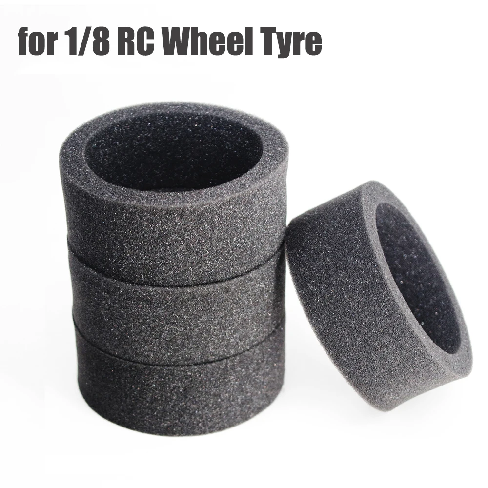 4pcs 3.2" Tire 110mm Width 44mm Sponge for RC 1/8 Off Road Buggy HSP Redcat HPI Losi Ofna Kyosho MP9 Hobao Hyper Wltoys Redcat
