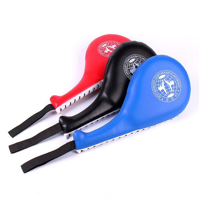 1PC Kids Training Practise Leather Hitting Children Taekwondo Kick Pad Target Karate Boxing Safety Equipment 19*39cm