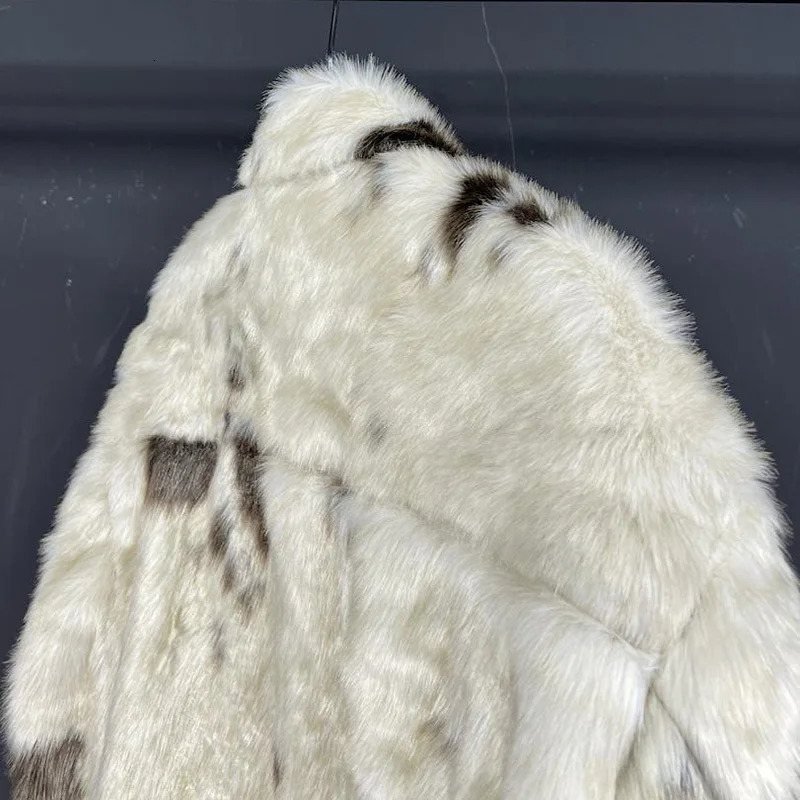 PFHQ Printed Zebra Leopard Pattern Jacket Autumn/Winter Mens Collar Mens Tps Korean Fashion 21Z7221 241108