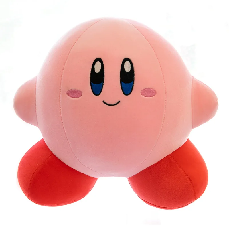 Anime Kirbyed Star 30cm Plush Toys Soft Stuffed Animal Doll Fluffy Pink Plush Doll Pillow Room Decor Toys For Children's Gift smile