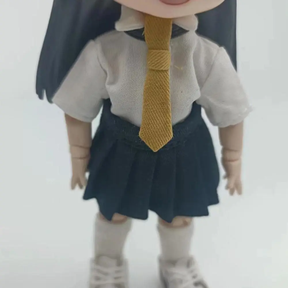 Ties Clothes For Bow 1/11 Ob11 Dolls DIY Doll Clothing Decorations Doll ddmysmile Shirt Uniform Bow Tie Accessories For 1/12 Bjd Dolls Smile