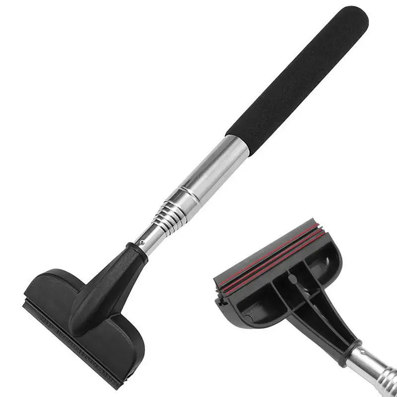 Mirror Car Wiper Rearview Retractable Portable Rainy Cleaning Universal Extendable Retractable Auto Snow Brush Ice Scraper smile