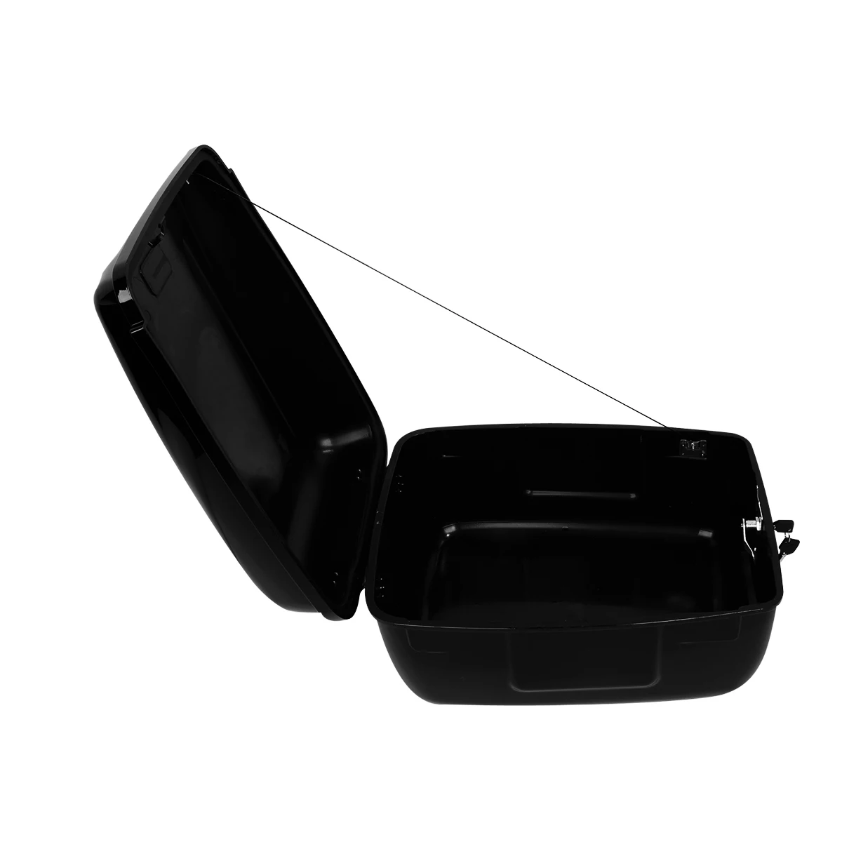 Rear Police Trunk For Harley Electra Glide FLHP FLHTP Tour Pack Top Box Motorcycle