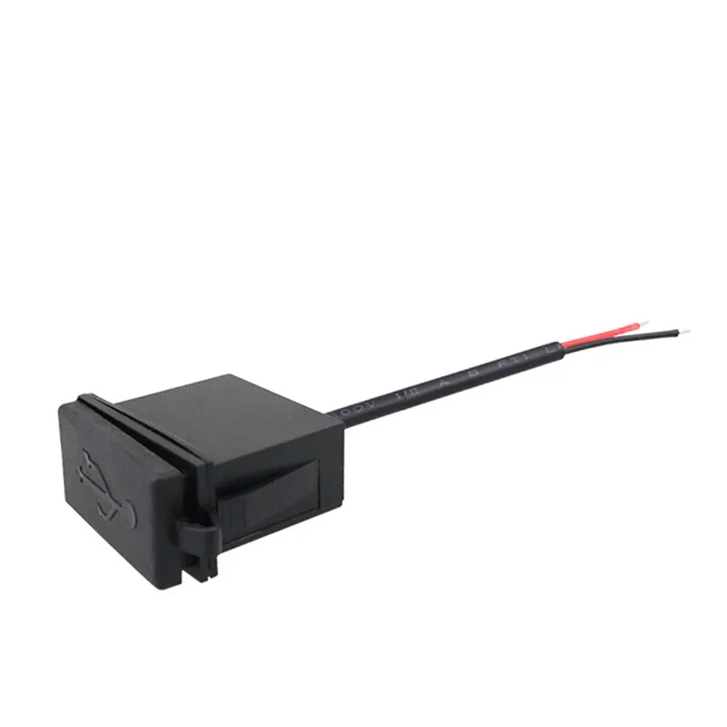 12V/24V Single USB Car Charger Socket 5V 2.4A Power Adapter Square 2025 Shape Waterproof new for Motorcycle RV Boat